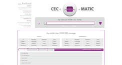 Desktop Screenshot of cec-o-matic.com