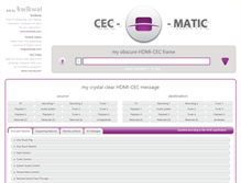 Tablet Screenshot of cec-o-matic.com